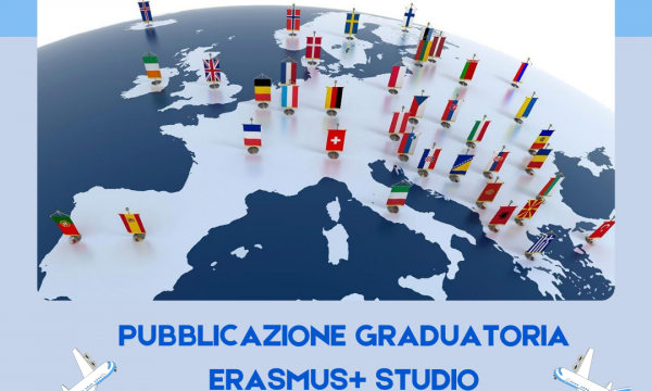 ERASMUS+ Studio: Pubblicazione graduatoria provvisoria 2025/2026 .